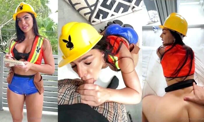 emily rinaudo big butt construction worker gets fucked